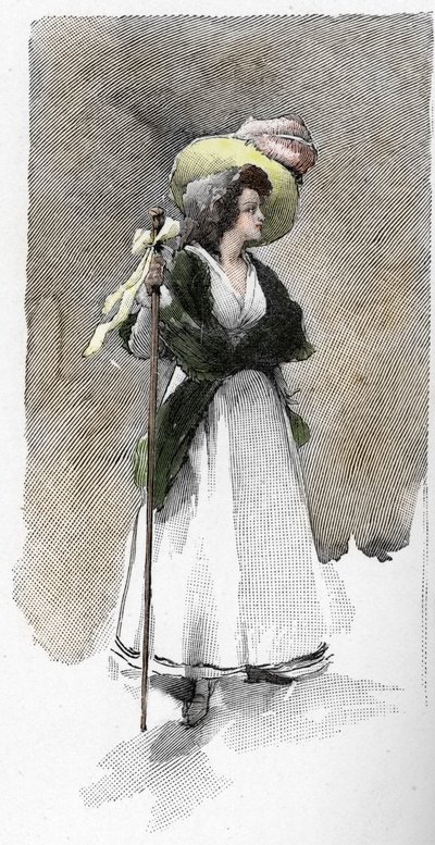 Giuseppina Grassini (1773-1850) olasz énekesnő portréja alkotó: Antoine Calbet