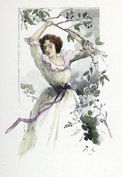 A fiatal Caroline de Colombier portréja, c. 1785 (nyomtatott) alkotó: Antoine Calbet