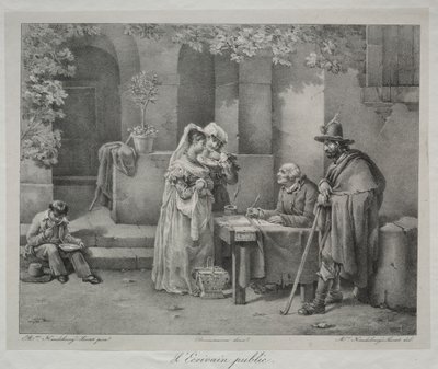 A nyilvános író alkotó: Antoine Cécile Hortense Haudebourt Lescot