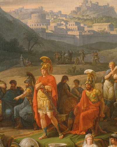 Temetési játékok Patroklosz tiszteletére, görög hősök részlete, 1790 körül olaj, vászon lásd még 346198 alkotó: Antoine Charles Horace Vernet