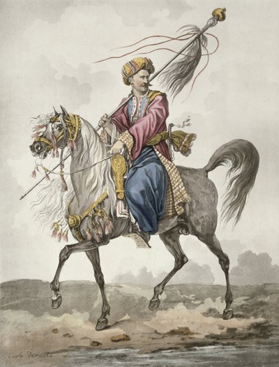 Mameluk zászlóvivő alkotó: Antoine Charles Horace Vernet