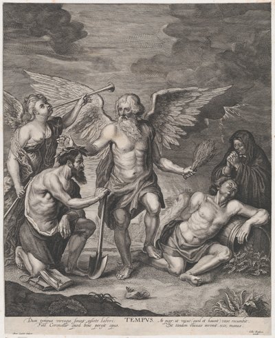 Időt koronázó Foglalkoztatás és büntetés Idleness, kb. 1650-77. alkotó: Antoine Couchet