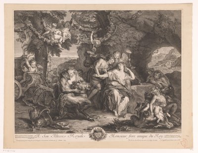Bacchus és Ariadné alkotó: Antoine Coypel