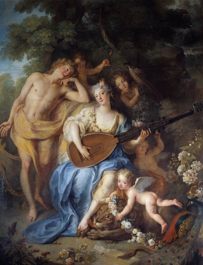 Angelique de Varangeville (1683 -? ) „” Villars hercegnő portréja” részlete. Antoine Coypel (1661-1722) festménye alkotó: Antoine Coypel