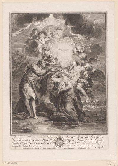 Krisztus keresztsége alkotó: Antoine Coypel