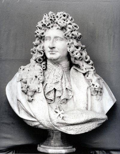 Jules Hardouin Mansart (1646-1708) mellszobra 1698 (márvány) alkotó: Antoine Coysevox