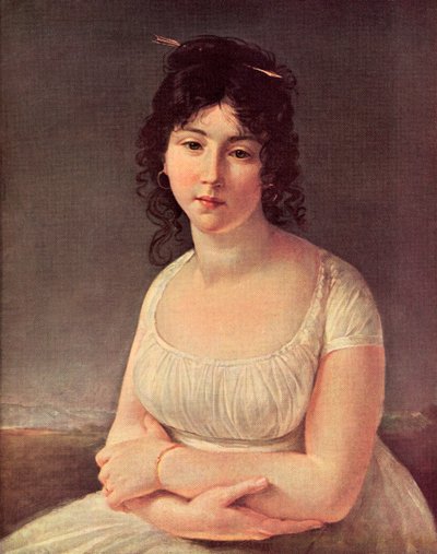 Madame Poussielgue 23 éves, 1797-ben (nyomtatott) alkotó: Antoine Jean (after) Gros
