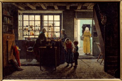 Boltbelső Antoine Jean Bail (1830-1918) festménye 1859 Lyon, Szépművészeti Múzeum alkotó: Antoine Jean Bail