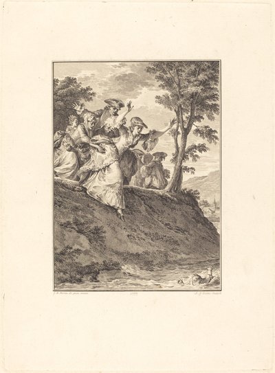 Utána rohan alkotó: Antoine Jean Duclos after Jean Michel Moreau