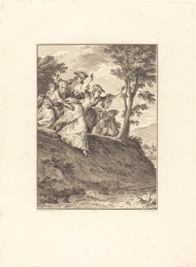 Utána rohan alkotó: Antoine Jean Duclos after Jean Michel Moreau
