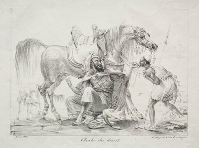 Araber der Wüste, 1817 von Antoine Jean Gros