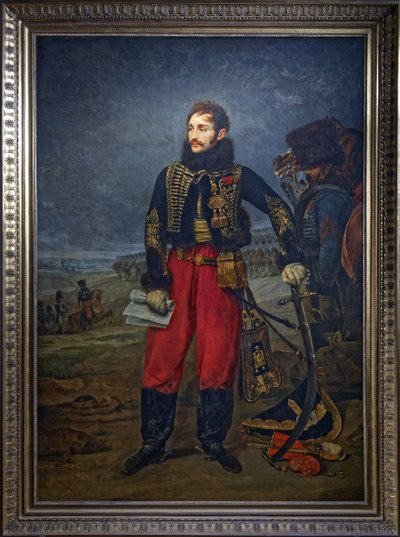 Antoine Charles Louis de Lasalle tábornok portréja, aki átveszi a stettini helyőrség feladását, 1808 alkotó: Antoine Jean Gros