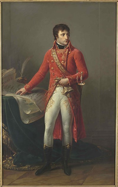 Bonaparte Napóleon Franciaország első konzulja, 1803. alkotó: Antoine Jean Gros Baron