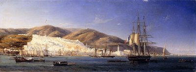Alger kikötője alkotó: Antoine Leon Morel-Fatio