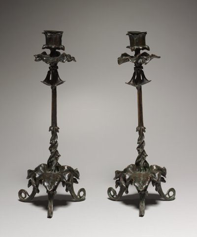Gyertyatartó, 1800-as évek alkotó: Antoine Louis Barye
