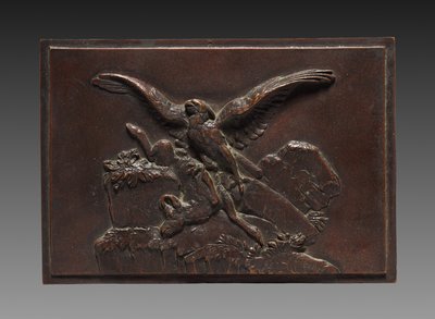 Sas zergével, c. 1830-1875. alkotó: Antoine Louis Barye
