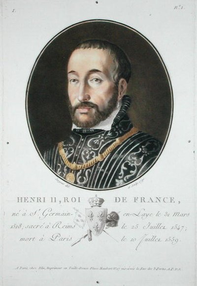II. Henrik (1519-59) francia király alkotó: Antoine Louis Francois Sergent-Marceau