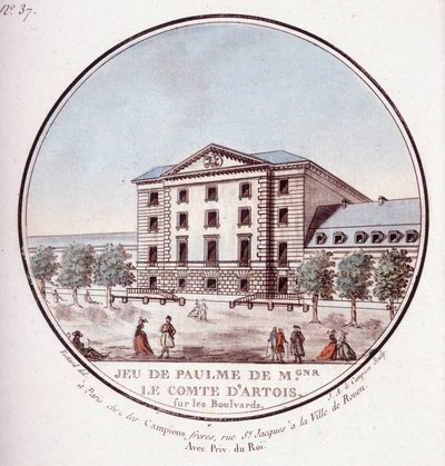 Artois számlájának tenyérjátéka a körúton. Őrmester prittoreszk kilátásában Párizs fő épületeire alkotó: Antoine Louis Francois Sergent Marceau