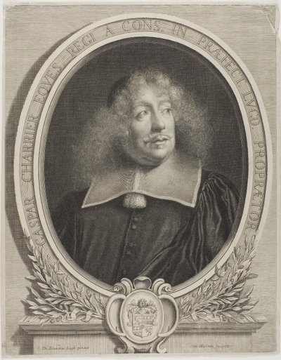 Gaspar Charrier, királyi titkár alkotó: Antoine Masson