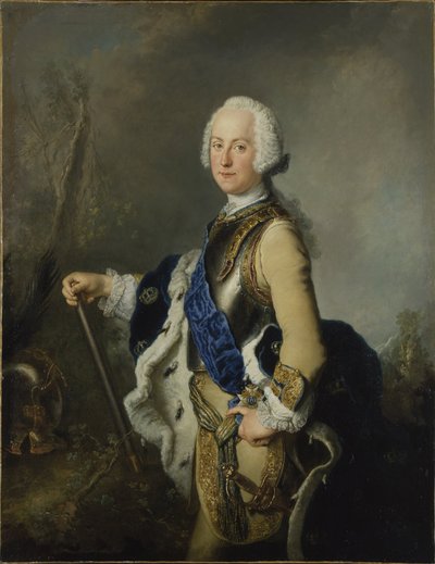 Adolf Frigyes (1710-1771), Holstein-Gottorp hercege, lübecki herceg-püspök, Svédország királya, 1743 alkotó: Antoine Pesne