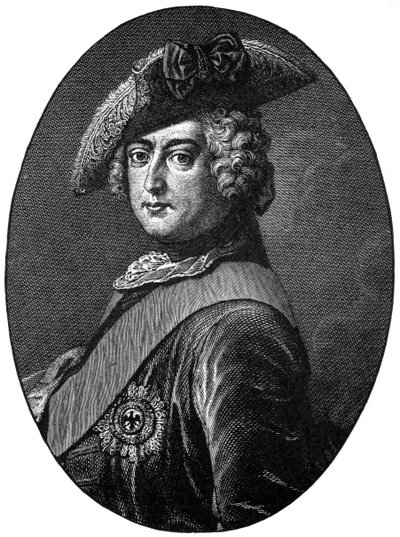 Nagy Frigyes porosz király, 1903. alkotó: Antoine Pesne