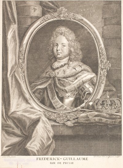 I. Friedrich Vilmos porosz király és mint II. Friedrich Vilmos választófejedelem és brandenburgi őrgróf alkotó: Antoine Pesne
