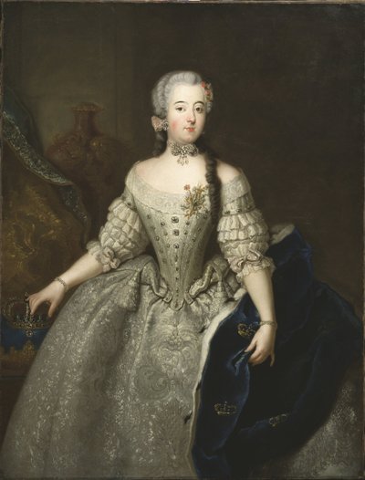 Louise Ulrique de Prussia, Svédország és Finnország királynője – Louisa Ulrika porosz (1720-1782), svéd királynő portréja, Pesne, Antoine (1683-1757). Olajfestmény. Mérete: 145x110 cm. Nemzeti Múzeum Stockholm alkotó: Antoine Pesne
