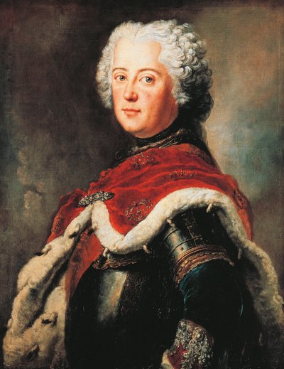 II. brandenburgi Frigyes portréja (Berlin) alkotó: Antoine Pesne