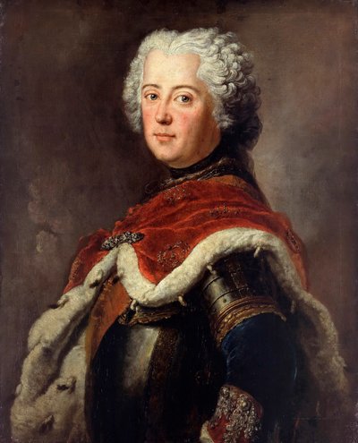 II. Porosz Frigyes portréja (Frederic II de Prussia, dit le Grand alkotó: Antoine Pesne