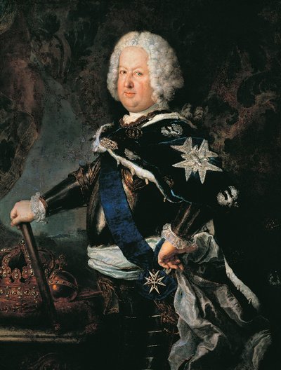 Stanislaw I Leszczynski portréja (Lviv alkotó: Antoine Pesne