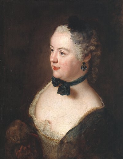 Fiatal nő portréja alkotó: Antoine Pesne