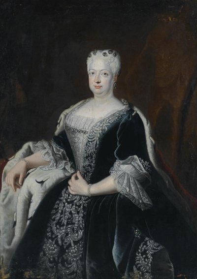 Hannoveri Sophia Dorothea 1687-1757, porosz királynő hitvese alkotó: Antoine Pesne School
