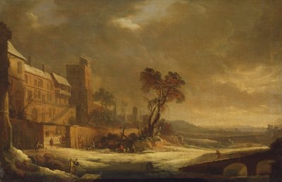 Január hónap, Hóeffektus, 1699 alkotó: Antoine Pierre the Younger Patel