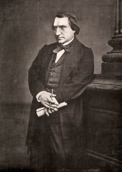 Ernest Renan francia filozófus és író, XIX alkotó: Antoine Samuel Adam Salomon