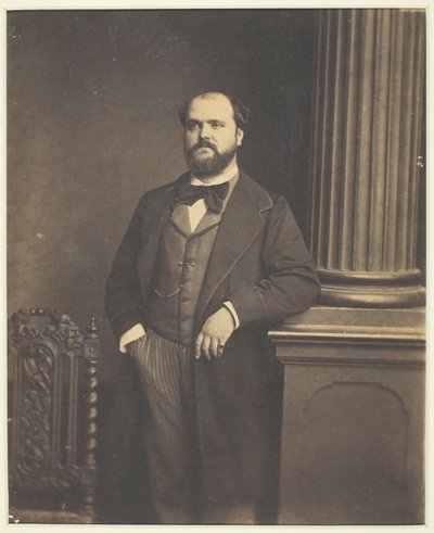 Cím nélkül (Man Standing, en Face) alkotó: Antoine Samuel Adam Salomon