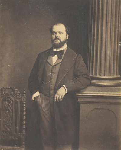 Névtelen férfi álló, en arc, 18551869. alkotó: Antoine Samuel Adam Salomon