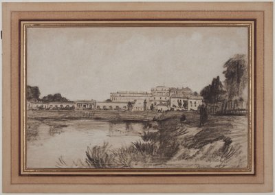 Versailles látképe, 1800-as évek. alkotó: Antoine Vollon