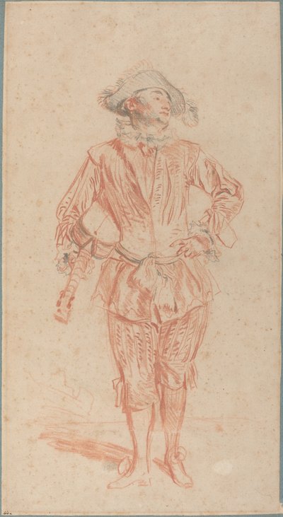 Mezzetin alkotó: Antoine Watteau