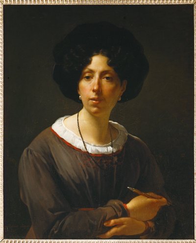 Önarckép ... alkotó: Antoinette Cecile Hortense Lescot Haudebourt