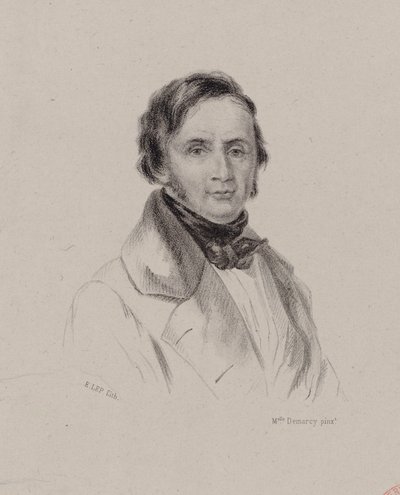 Joseph Bernard Woets zongoraművész és zeneszerző portréja 1783-1878 , c. 1830. alkotó: Antoinette Louise Demarcy