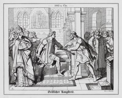 Goslari elsőbbségi jogvita, Németország alkotó: Anton Dietrich