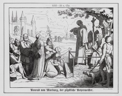 Marburgi Konrád elnyomja az eretnekséget alkotó: Anton Dietrich