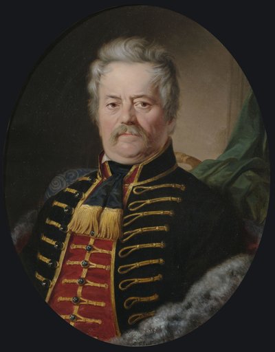 Nemes úriember portréja alkotó: Anton Ebert