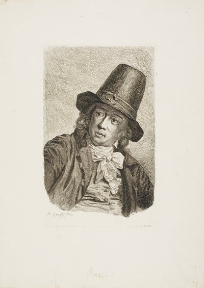 Abraham Bosse portréja alkotó: Anton Graff