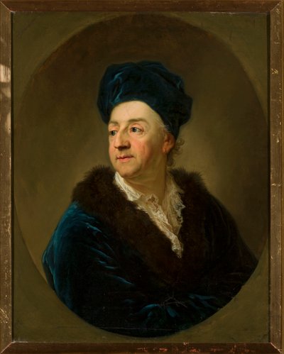 Johann Nepomuk Schaffgotsch (1713-1775) portréja köntösben alkotó: Anton Graff