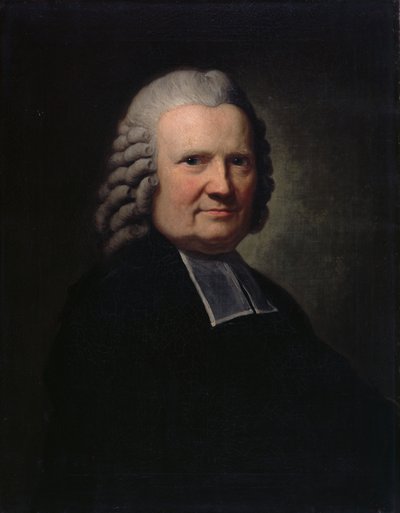 Johann Joachim Spalding prépost hivatalos öltözékben alkotó: Anton Graff