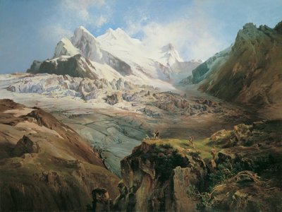 A Stubaiferner Tirolban alkotó: Anton Hansch