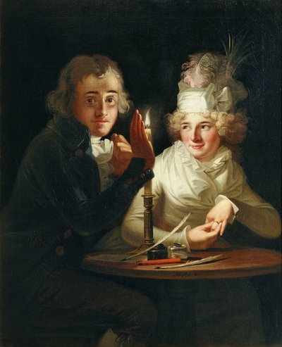 Gyertyafényes eljegyzés alkotó: Anton Hickel