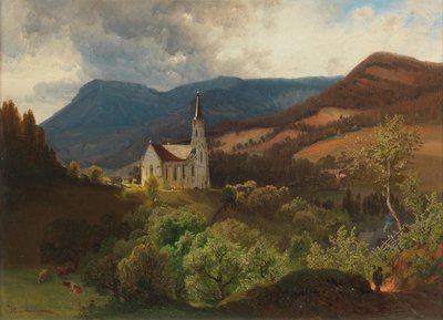 Anton Hlavacek Bergkirche alkotó: Anton Hlavacek