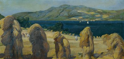 Attersee táj szem mandulával alkotó: Anton Josef von Kenner